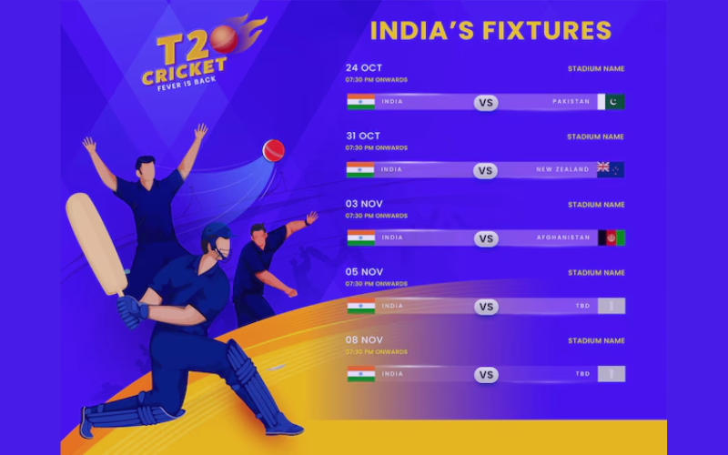 CRICKET FIXTURES